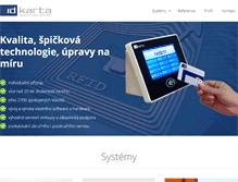 Tablet Screenshot of id-karta.cz